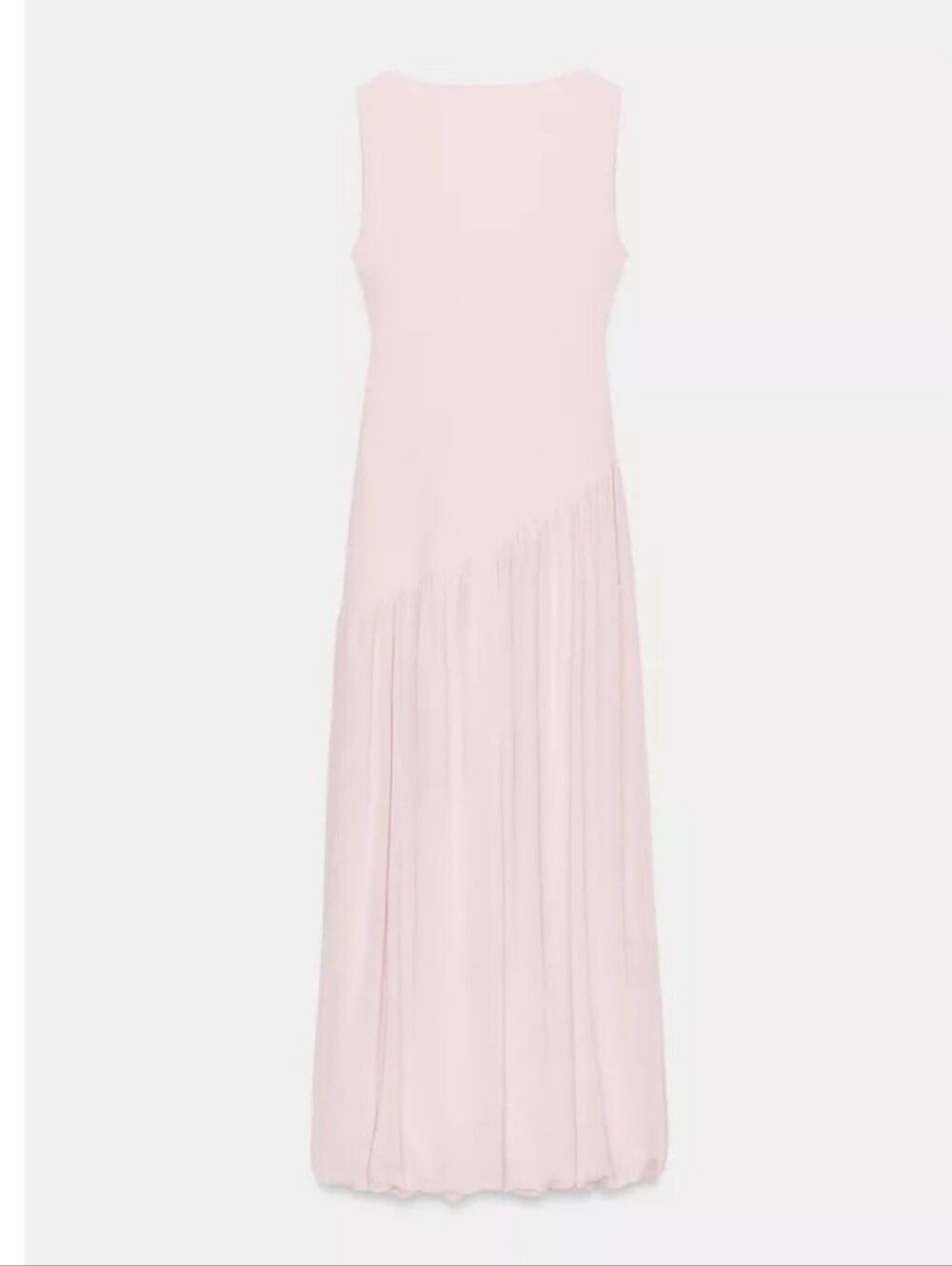 Zara Sleeveless Light Pink Maxi Dress - Picture 9 of 10